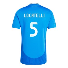Italien Manuel Locatelli 5 Hjemme EM 2024 - Fodboldtrøjer (S/S)
